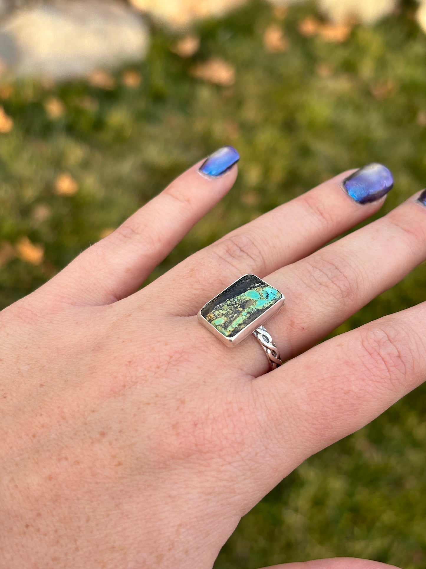 Blackjack Turquoise Ring
