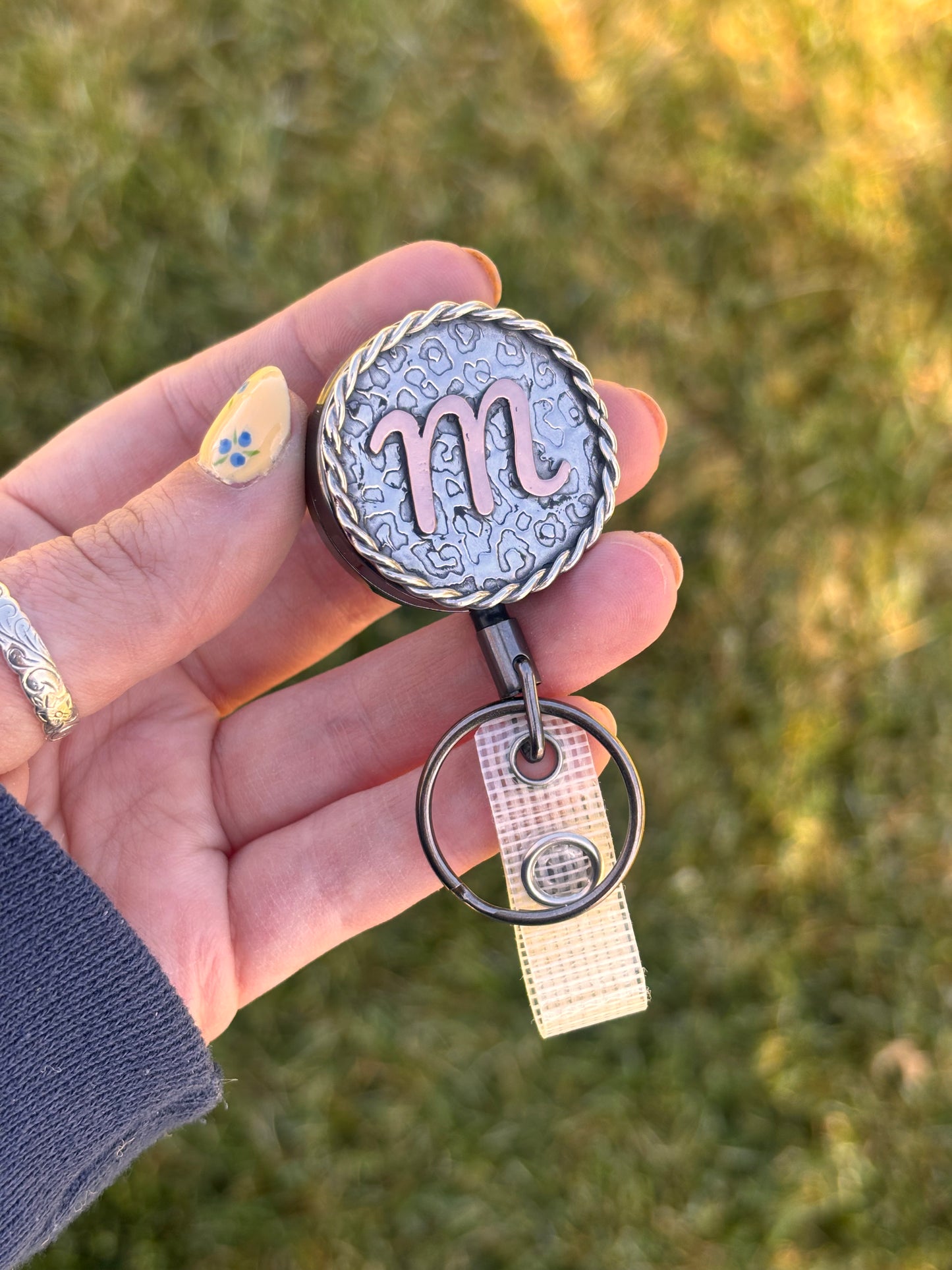 Custom Mini Initial Badge Reel