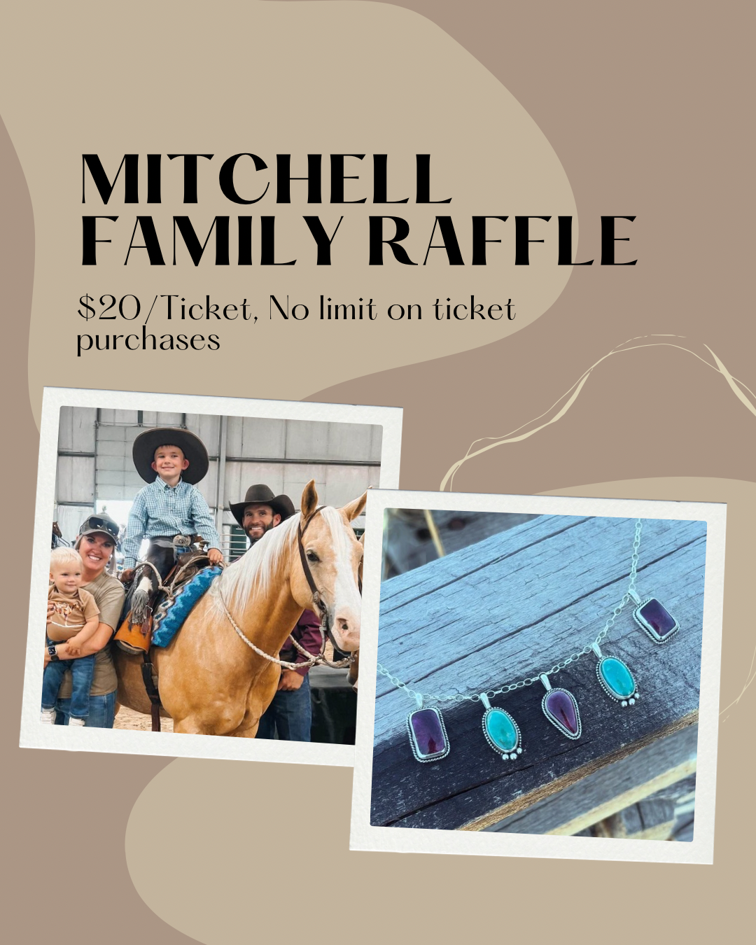 Mitchell Family Charm Necklace Raffle