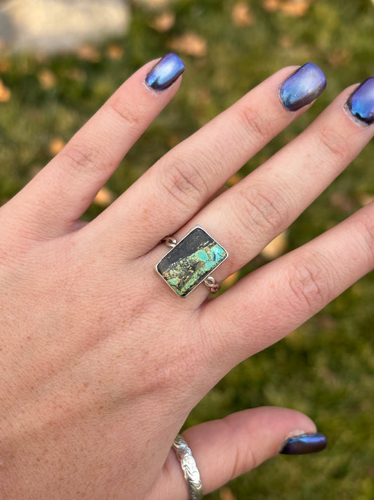 Blackjack Turquoise Ring